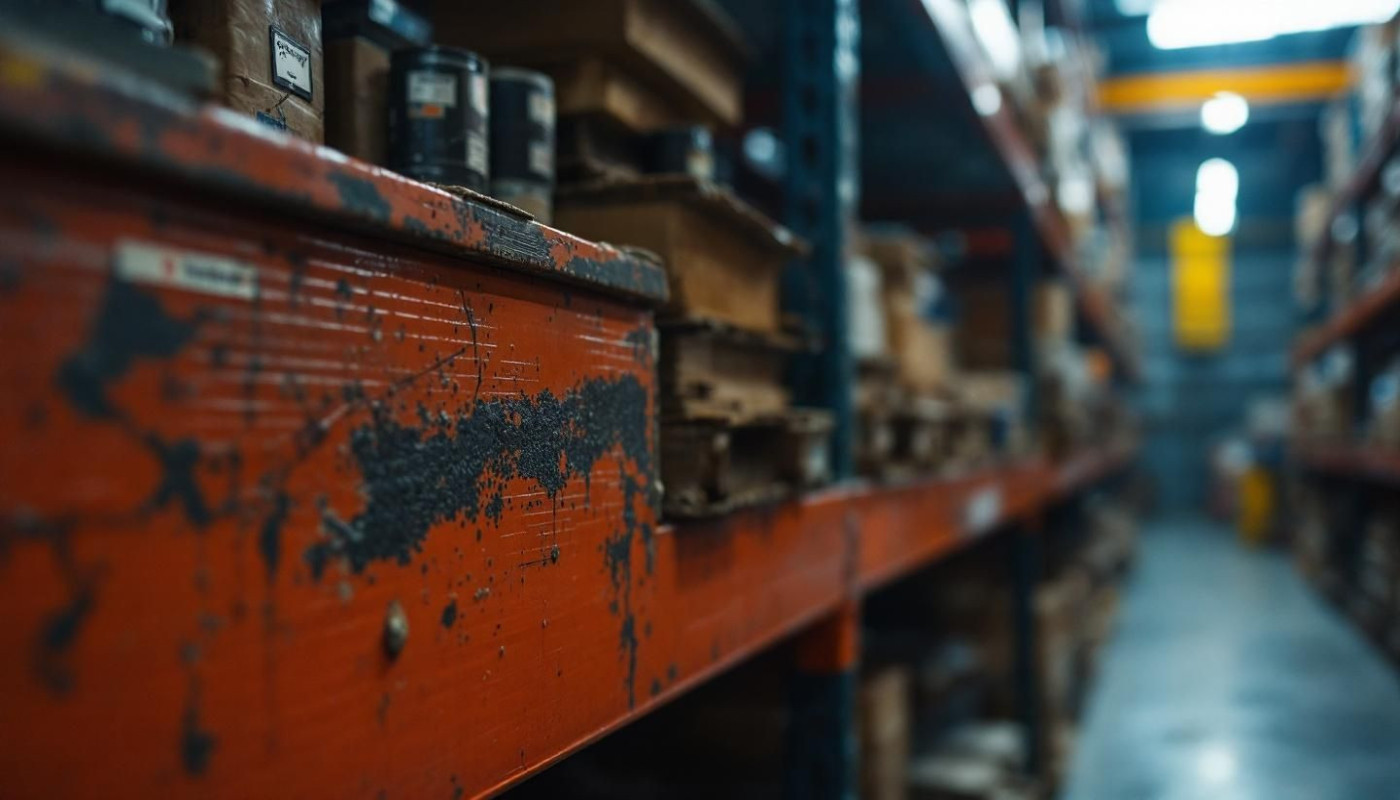 Maintenir la sécurité avec des rayonnages lourds d'occasion